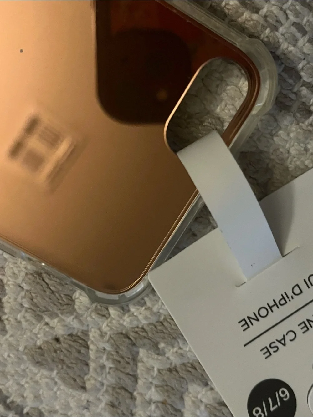 Ardene Rose Gold Mirror Phone Case